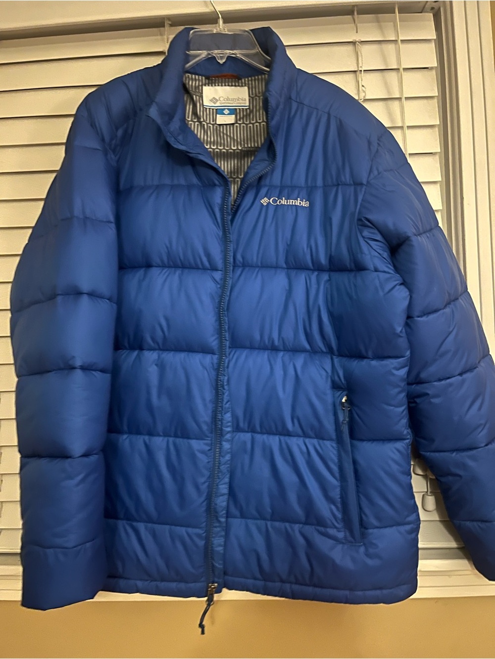 Columbia Ladies Royal Blue Puffer Jacket - Quilted Insulated Coat